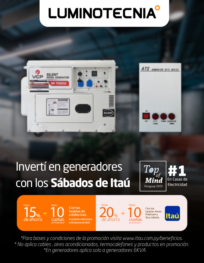 Sábados de descuento con Itaú en generadores