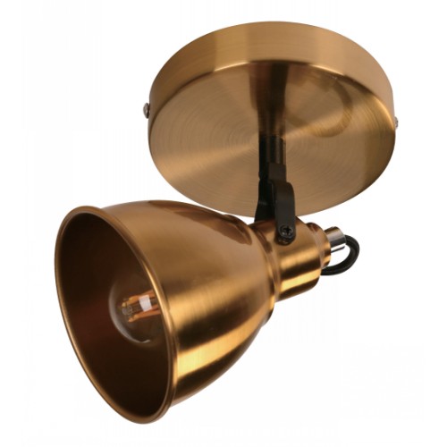 APLIQUE 1 LUZ ARIEL COBRE E14 40W