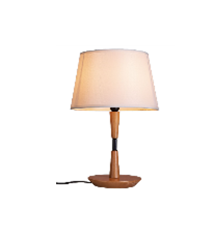  VELADOR DE MESA ESTANDAR 1L E27 PANTALLA BEIGE 