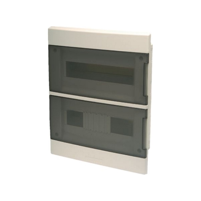 Tablero Exterior Plástico DIN para 24TM Transparente
