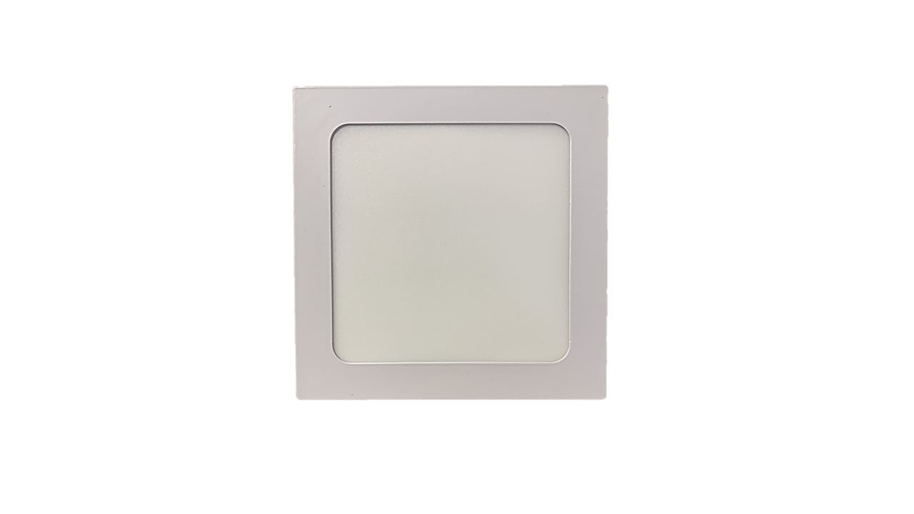 PANEL EMB. LED 12W 6500K  CUAD 17X17CM 