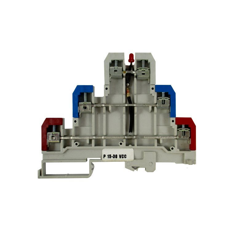 Borne Triple Piso para Alimentación 15-30 VCC 2,5mm