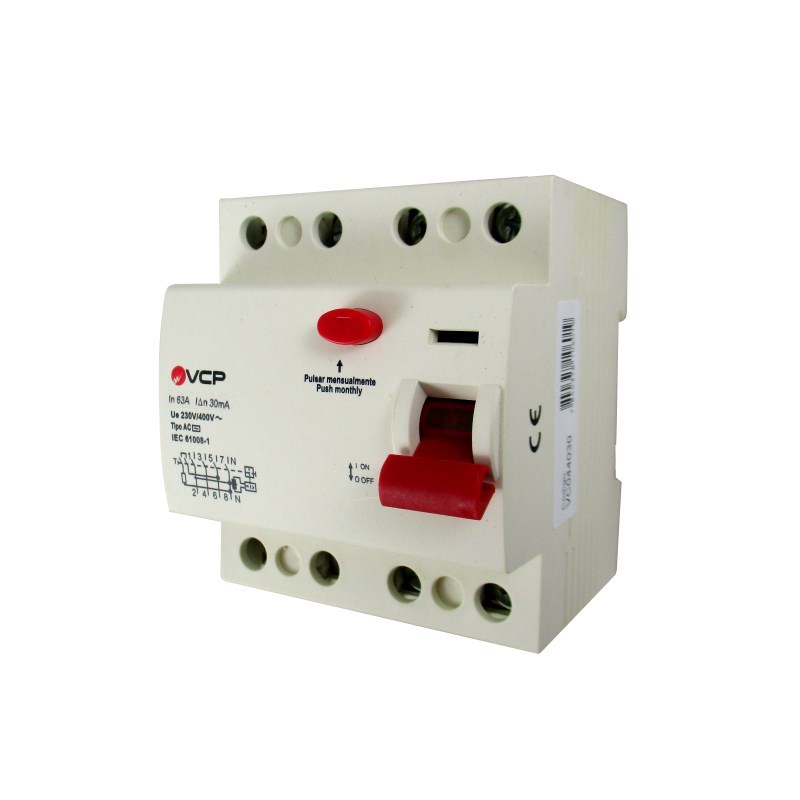 Interruptor Diferencial 4P 63A 30MA VCP