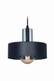 COLGANTE 1 LUZ BALCARCE CHAPA NEGRO//CROMO Ø20  E27
