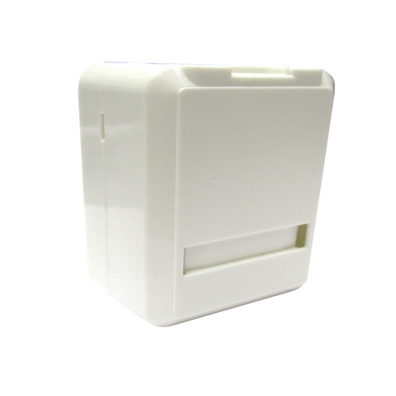 Caja Externa 2 Módulo RJ45 Blanca