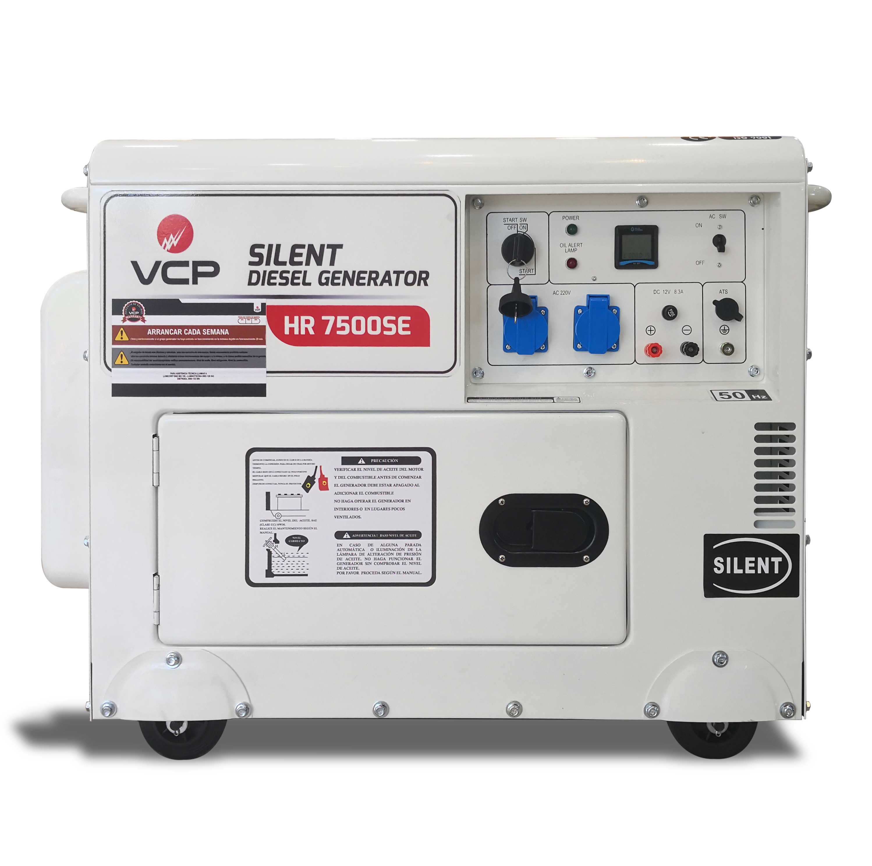 GENERADOR DE 6 KVA CABINADO MONOFASICO VCP-HR