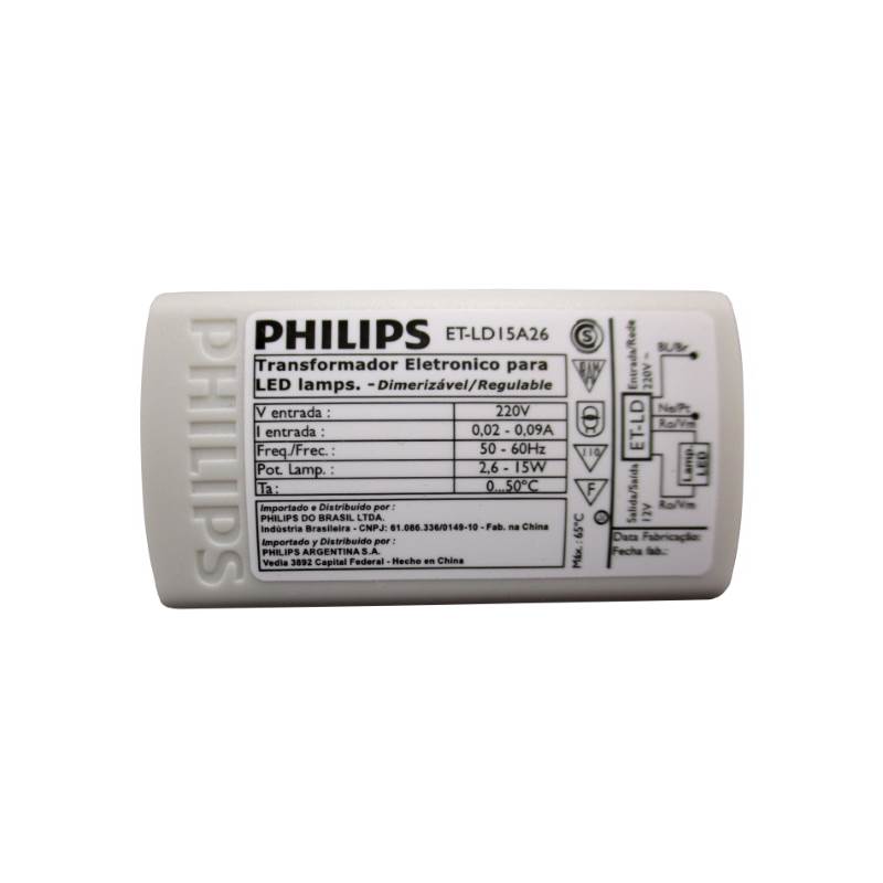 Transformador Electrónico para LED 220-120V 50W Compacto