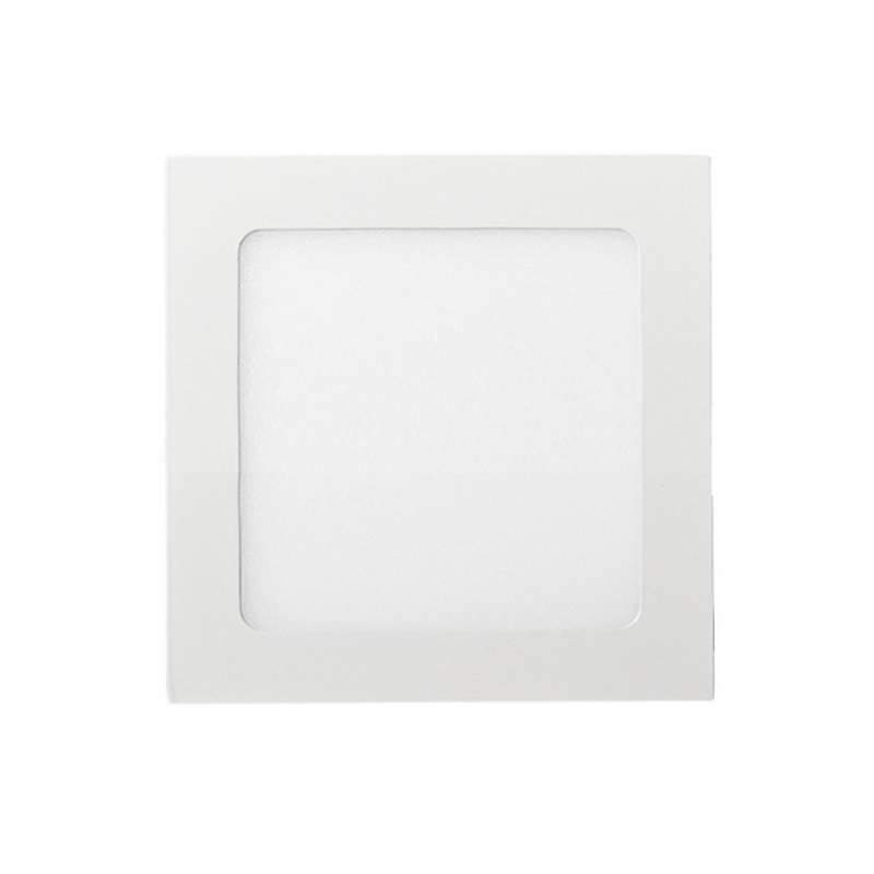 Panel de Embutir LED 12W Cuadrado Luz Cálida