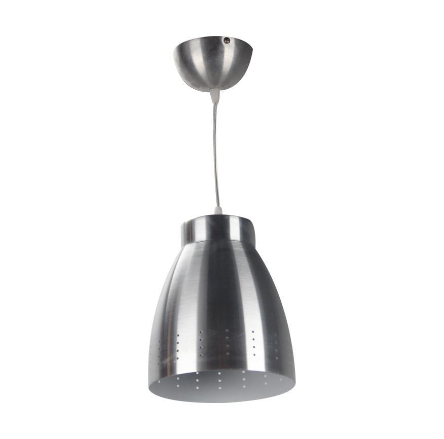 COLGANTE 1 LUZ ADELA E27 60W ALUMINIO