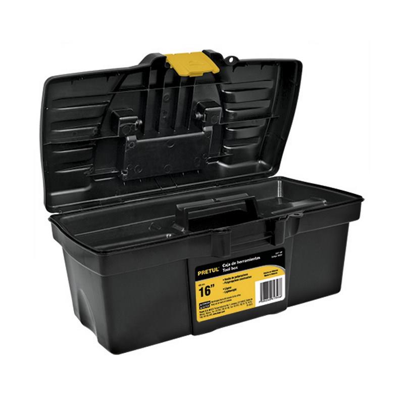 Caja de Herramientas 16 con Broche Amarillo
