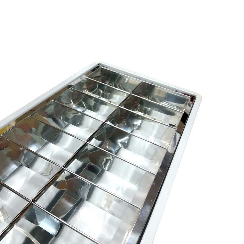 Artefacto de Embutir Doble Parabólico 2x36W con Equipo Electrónico
