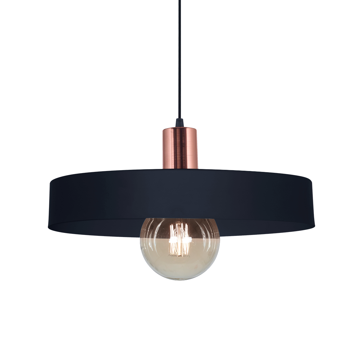 COLGANTE 1L BALCARCE NEGRO Y COBRE