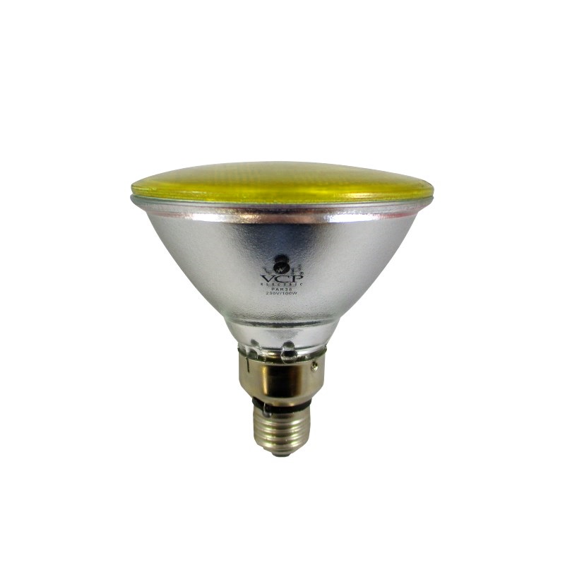 Lámpara PAR38 VCP 100W E27 Amarillo