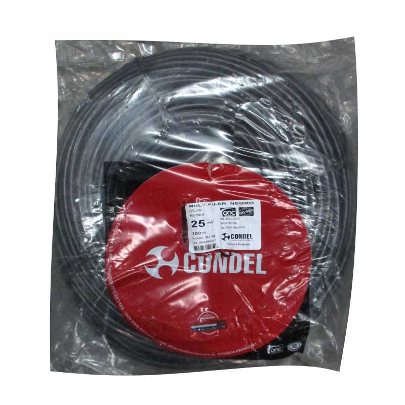 Cable Multifilar Condel 25,00mm2 - Paquete 100Mts.