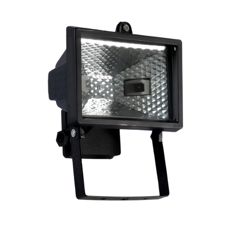 Proyector Adosar Iodo Cuarzo 500W Color Negro