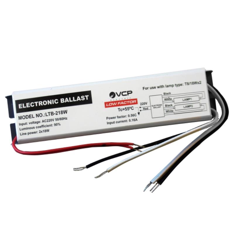 Reactancia Electrónica para Lampara Fluorescente 2x20W BF