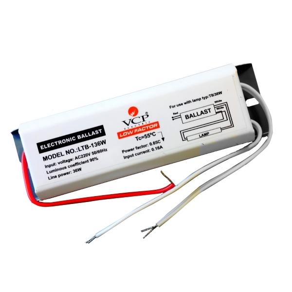 Reactancia Electrónica 1X36W Bajo Factor