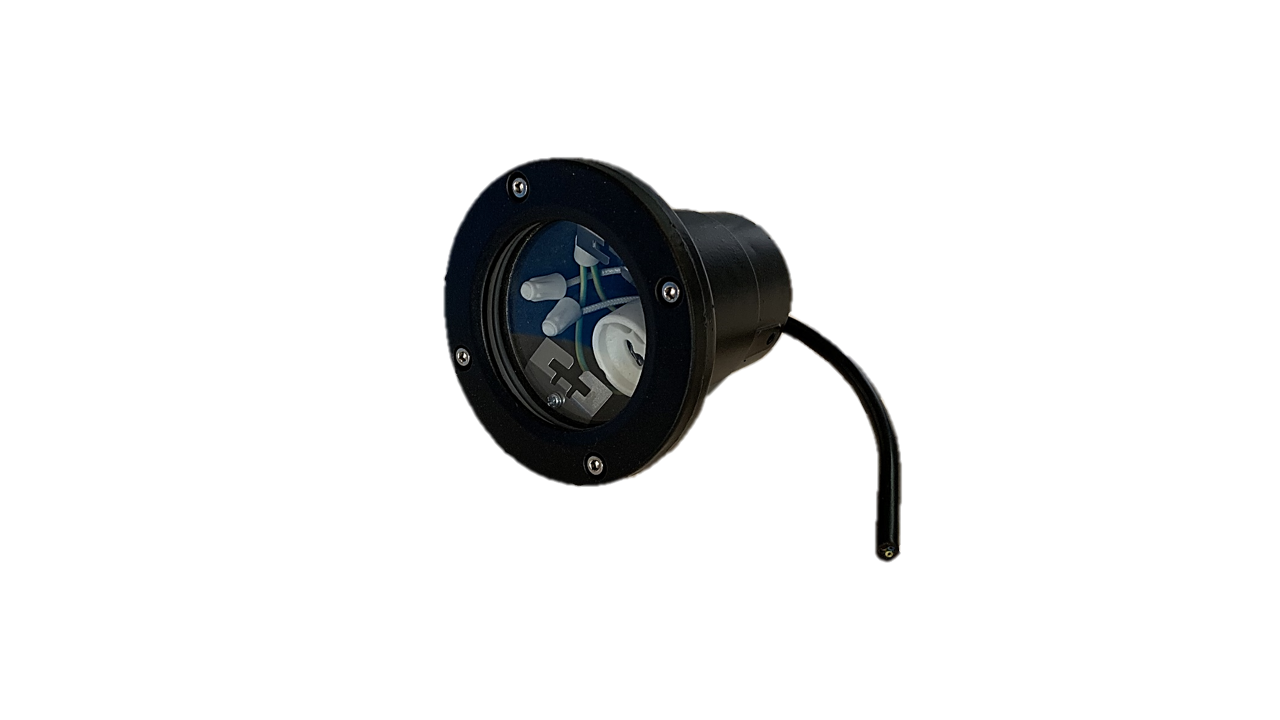 PROYECTOR EMBUTIR PARA PISO GU10 90MM REDONDO SIN REJA