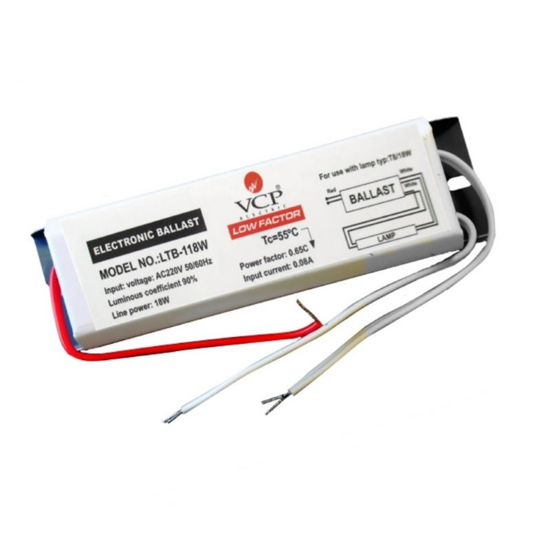 Reactancia Electrónica para Lampara Fluorescente 1x18W BF