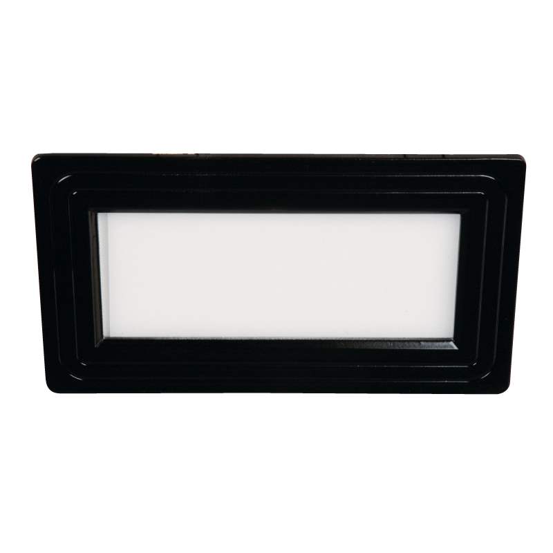 Artefacto LED para Embutir 14W Rectangular Negro Luz Cálida