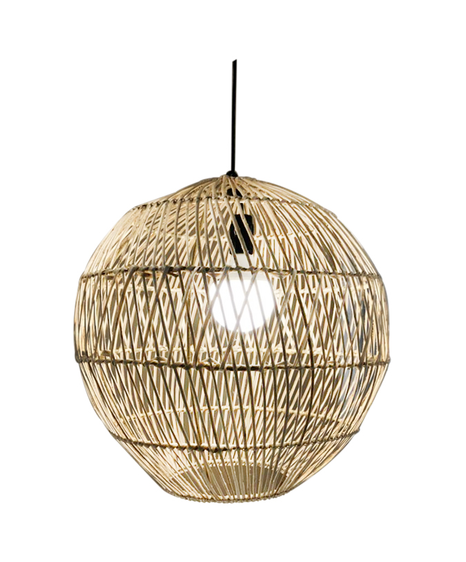 COLGANTE LUNA E27 MIMBRE