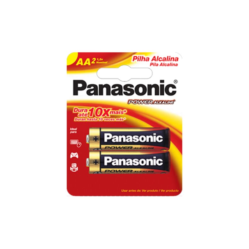 Pila Alkalina 2A Kit 2 Unidades Panasonic