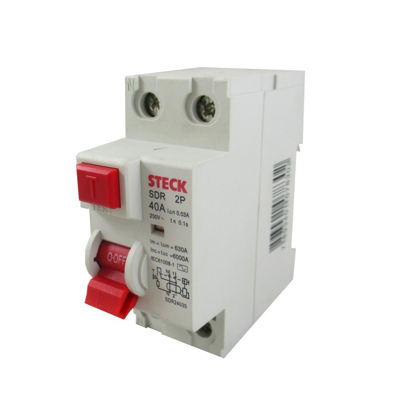 LLAVE/INTERRUPTOR DIFERENCIAL MONOFASICO 2X40A 30MA