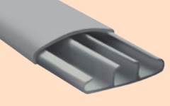 Cablecanal 75x17 mm Gris p/piso
