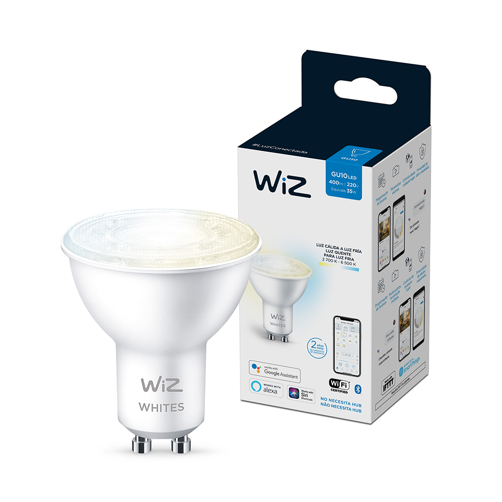 LAMPARA LED DICROICA SMART WIZ GU10 4,9W CALIDO/FRIO