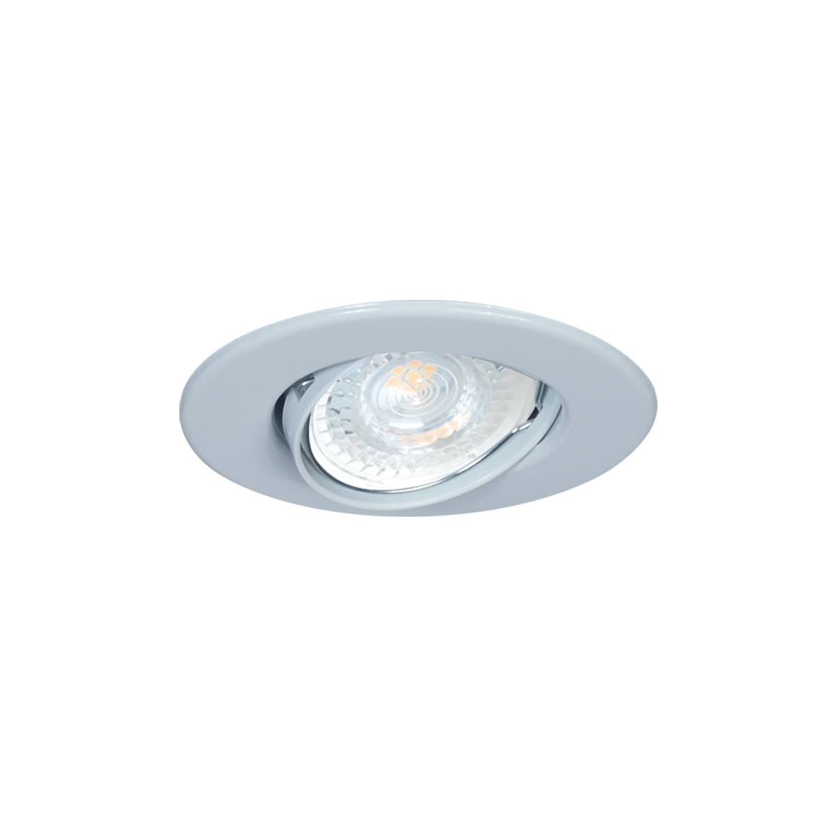 SPOT EMBUTIR MOVIL DICROICA  COLOR BLANCO GU10