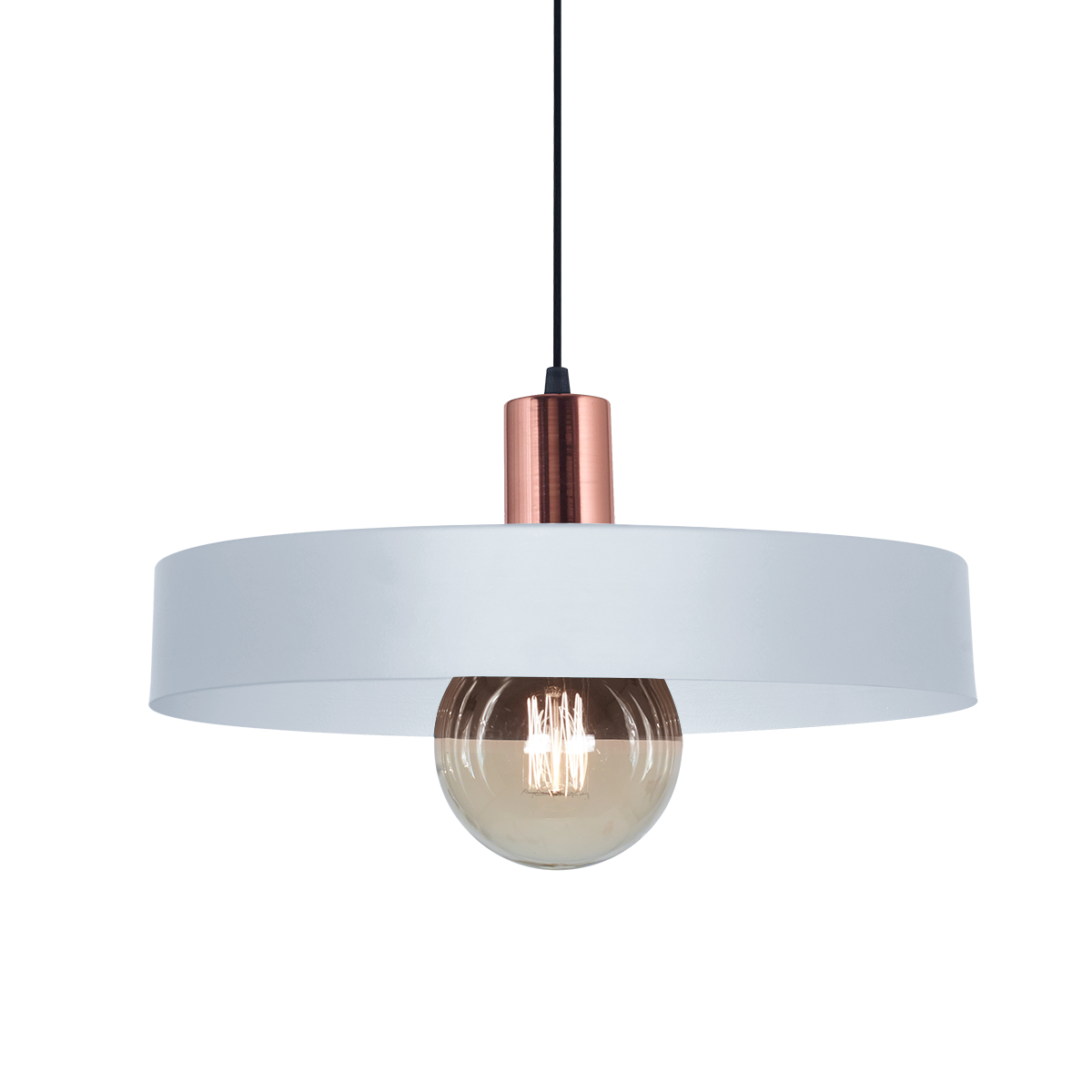 COLGANTE 1L BALCARCE BLANCO Y COBRE