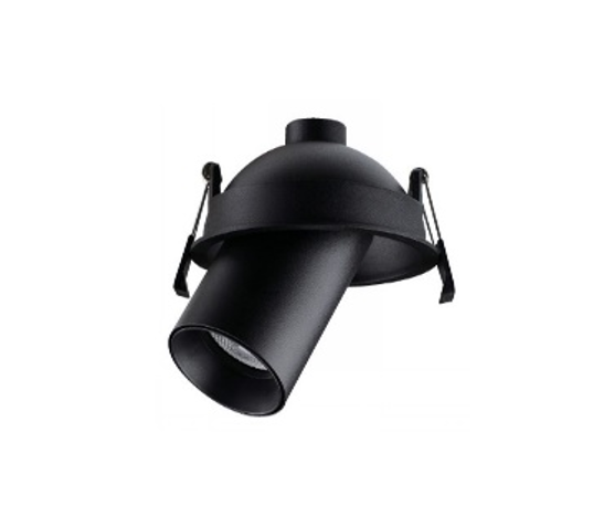 SPOT CABEZAL EMB. MOVIL 1L GU10 NEGRO