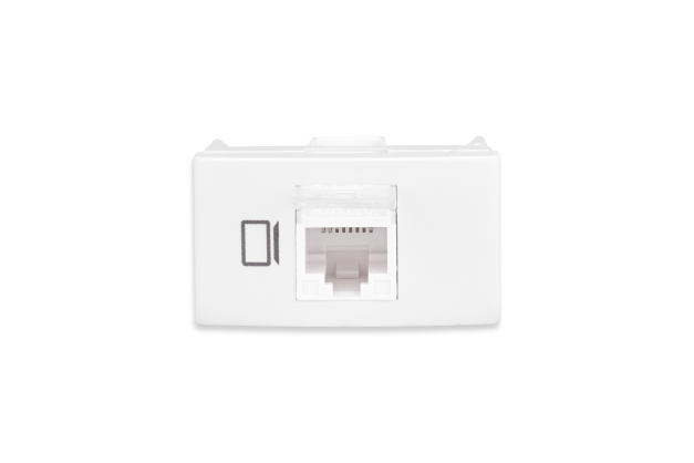 TOMA COMPUTACION RJ45 BLANCO - LM