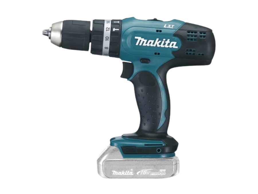 TALADRO ATORNILLADOR A BATERIA DHP453 13MM 18V INCLUYE 2 BAT. Y 1 CARG.  MAKITA