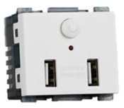 TOMA USB ATENEA PLUS 2X2.1A