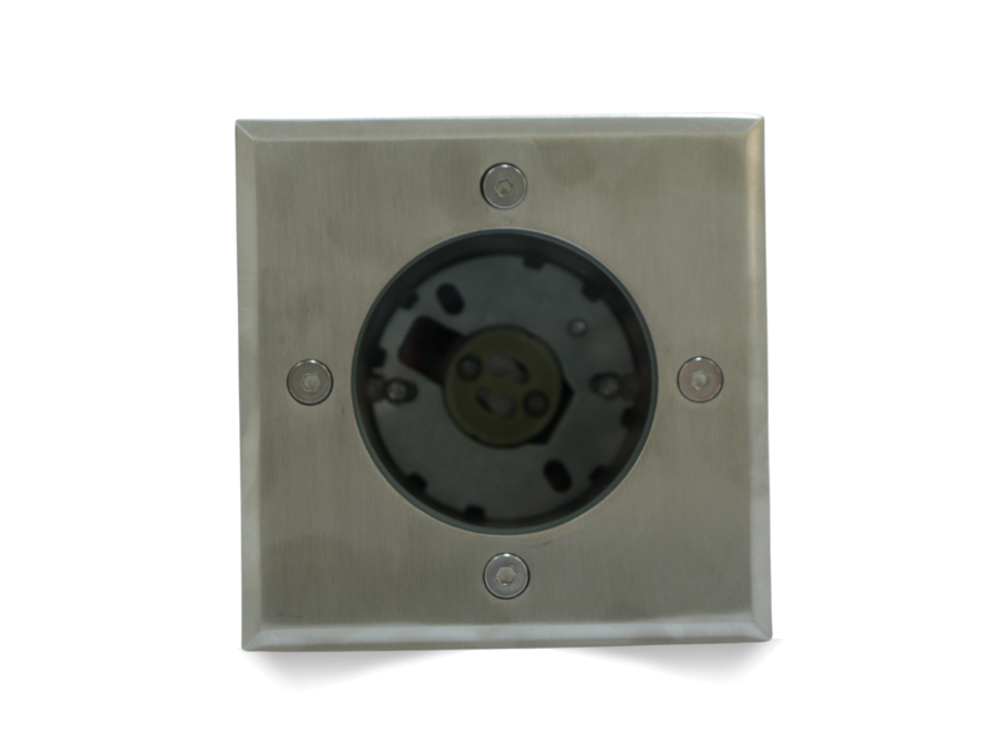 PROYECTOR EMBUTIR P/PISO GU10 100MM CUADRADO - NC