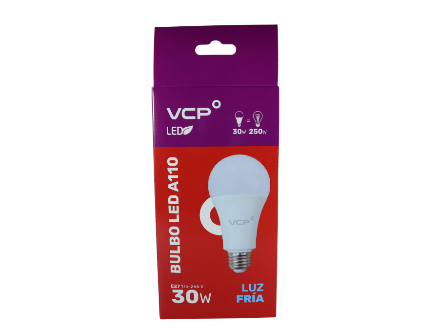 LAMPARA LED BULBO 30W E27 6500K