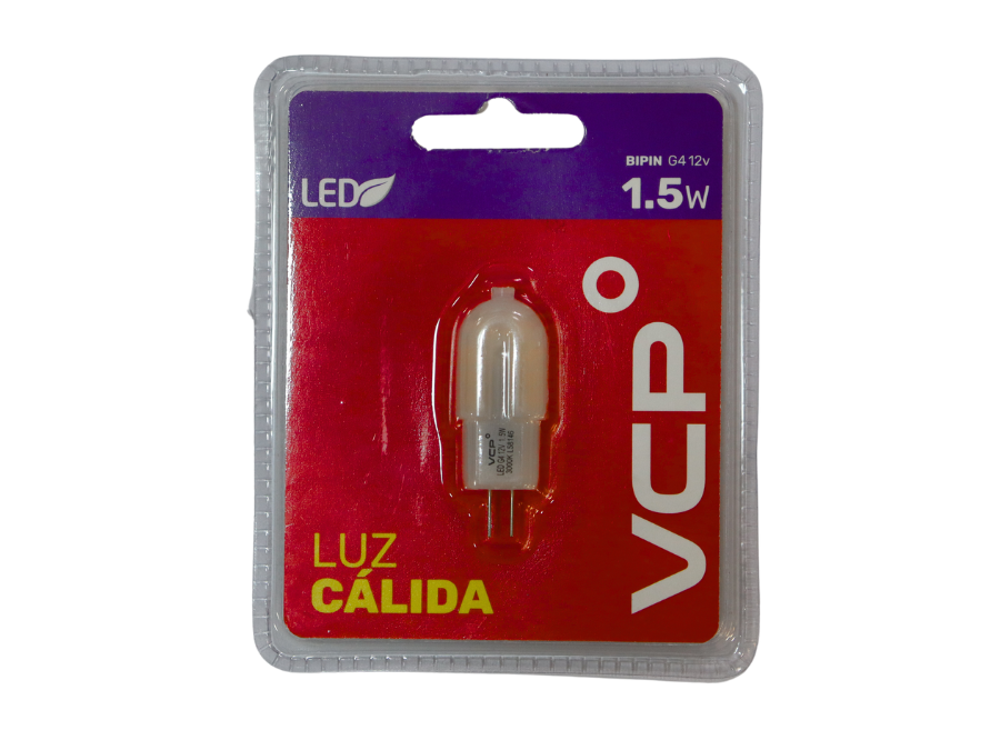 LAMPARA LED BIPIN 1,5W  12V  G4 NO DIMMERIZABLE