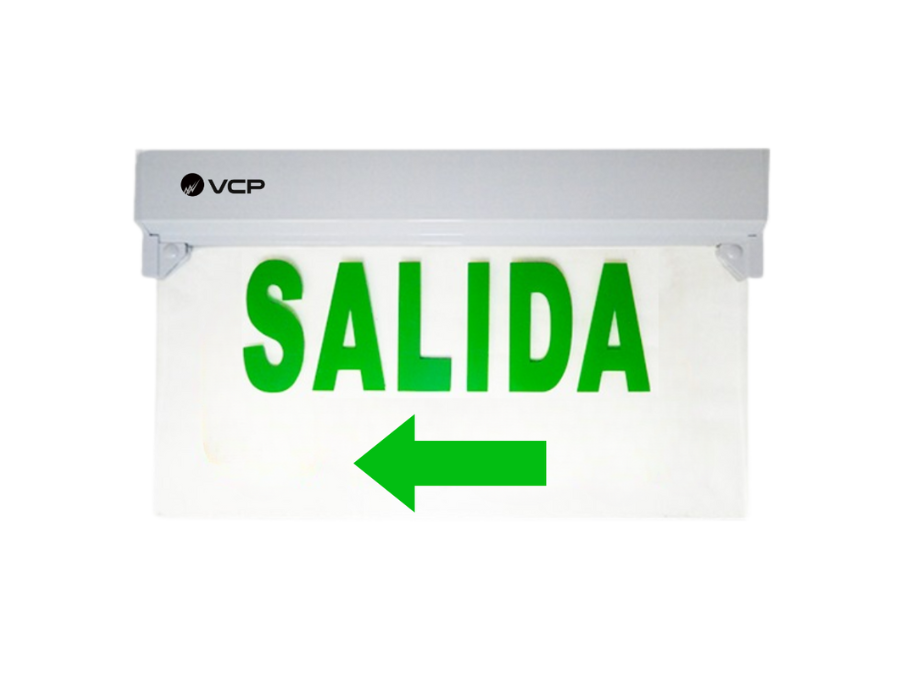 SEÑALIZADOR DE SALIDA SENTIDO IZQUIERDO 220V/50HZ